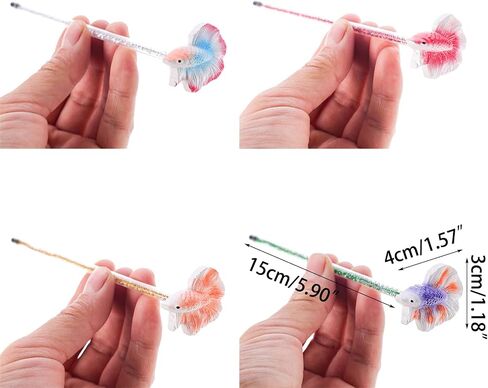 Fish Training Wand for Betta Starter Betta Kits Tail Training Stick Aquariums Wand Betta Fish Wand Fishtank Decoration in Saudi Arabia