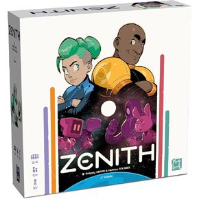 Zenith - لعبة لوحة إدارة اليد ، لعبة بطاقة الفريق التنافسية ، لعبة دبلوماسية نظام الطاقة الشمسية التكتيكية ، تتراوح أعمارهم بين 10+ ، 2-4 لاعبين ، 30+ دقيقة
