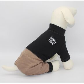 Dog Sweater Pets 4 Legs Sweatshirt Dog Pullover Onesie Cat Puppy Cozy Pajamas Comfortable Cotton Blend Color Block with Leash Hole Pocket Reflective Logo Print - Harper (Brick Red, XXL) in Saudi Arabia