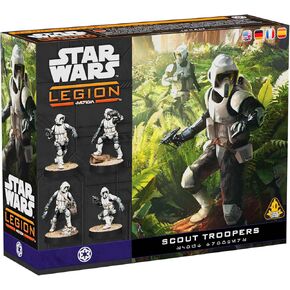 توسع وحدة Star Wars Legion Scout Troopers - لعبة Miniatures Tabletop ، لعبة الإستراتيجية للأطفال والبالغين ، تتراوح أعمارهم بين 14+ ، لاعبان ، 90 دقيقة من اللعب ، صنعته Atomic Mass