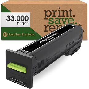 Print.Save.Repeat. Lexmark 72K1XK0 Black Extra High Yield Remanufactured Toner Cartridge for CS820, CX820, CX825, CX860 [33,000 Pages]