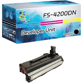 وحدة المطورين FS-4200DN متوافقة مع Kyocera EcoSys M3860IDN M3860IDNF P3045DN P3050DN P3055DN P3060DN FS-2100DN FS-4100DN FS-4200DN PRINTERS (4 PACK Black)