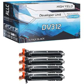 ALLC Compatible for Konica Minolta DV312 Developer Unit Work for Konica Minolta bizhub 227 287 367 Printers, with Chip, High Yield 200000 Pages, Clear Printing (3 Pack Black)