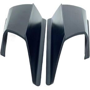 ABS Motorcycle Side Winglet Wind Fin Spoiler Front Fairing Cover Fit for ADV150 2019 2020 2021(Black)