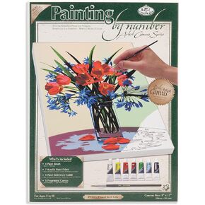Royal & Langnickel PCS2 Painting by Numbers Small Canvas Painting Set, Floral Still Life