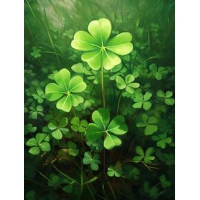 Diymood Paint by Numbers Saint Patrick's Day for Adults, DIY Oil Painting Acrylic Paint by Number Kits for Adults Beginner for Home Wall Decor 16x20 inch