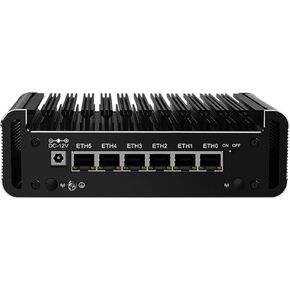 Firewall Micro Appliance, Fanless Mini PC Intel N100 Quad Core, VPN, Router PC, AES-NI, 4 Intel 2.5GbE I226-V LAN, 8GB DDR5 RAM 128GB SSD in Saudi Arabia