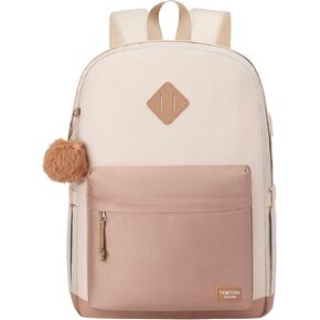 School Backpack for Teen Girl Women,Lightweight Cute Bookbag SchoolBag Student for High School College Work