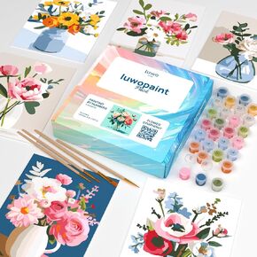 LuwoArte Paint by Numbers Kit for Adults - Flower Symphony