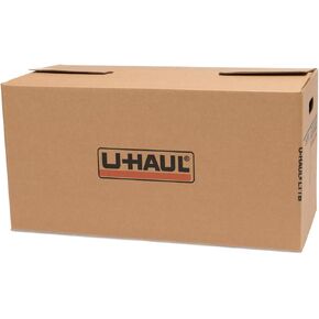 U-Haul Letter Size File Boxes - Pack of 5 Boxes - 24" x 12" x 12" - No Tape Required Assembly