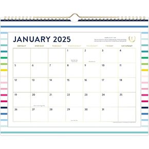 AT-A-GLANCE 2026 Wall Calendar, Simplified by Emily Ley, Monthly, 15" x 12", Medium, English Garden (EL46-707-26)