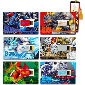 Digimon Dim Card Pack - Bundle with Vital Hero Cards Including Hermit in The Jungle, Nu Metal Empire, Volcanic Beat, Blizzard Fang, Infinite Tide, Titan of Dust Plus Bookmark | Digimon Dim Cards