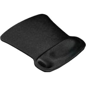 Allsop Ergoprene Gel Mousepad with Wrist Rest - Black (30191), 8" x 10" x 1"