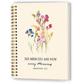 Western Cow Christian Notebook, Follow the Word Not the Herd Bible Verse Journal, Religious Prayer Journal for Woman, Religious Scripture Hardcover Spiral Notebooks, 5.5x8.3 Inch
