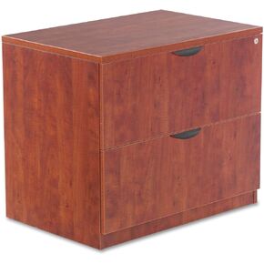 Alera Valencia Series 35-Inch by 22 by 29-1/2-Inch 2-Drawer Lateral File, Medium Cherry