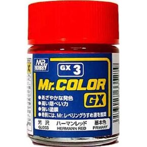 GSI Creos GX3 GX Gloss Red 18ml, GSI Mr. Color