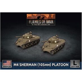 Flames of War: Late War: United States: M4 Sherman (105mm) Assault Gun Platoon (UBX71)