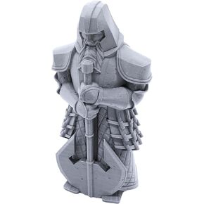 Dwarven Statue - DND Terrain Compatible with Dungeons and Dragons, 28mm Miniature Wargaming, Tabletop RPGs, Wargame Scenery