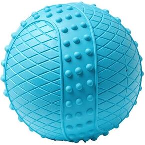 Blue Dog Chew Ball - Heavy Duty Rubber Chew Toy for Aggressive Chewers, Interactive Fetch Toy for Puppies & Dogs, Dental Cleaning & Teeth Cleaning Chew Ball (Non-Toxic, BPA Free)