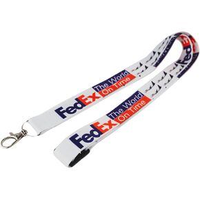 FedEx Federal Express Official Lanyard Neck Strap ID Badge Holder with Breakaway Clip - Made in USA