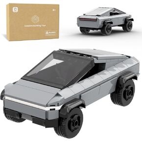 Cyber Themed Off-Road Truck Toy Building Kit, Futuristic Armored Pickup Model, Sci-Fi Brick Set for Collectors & Kids 6+