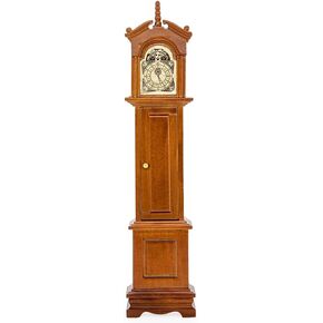 Odoria 1/12 Miniature Grandfather Clock Dollhouse Victorian Furniture Accessories