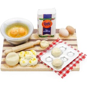 Odoria 1/12 Miniature Baking Set Pastries Dollhouse Kitchen Accessories