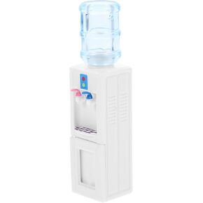 1 Sets Dollhouse Water Dispenser Plastic Miniature Water Dispenser Mini Household Cooler Toy Dollhouse Furniture Accessory Decoration
