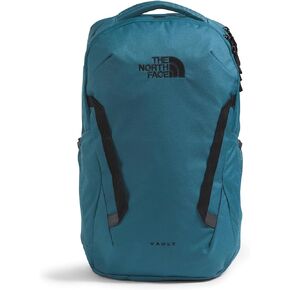 The North Face Vault Everyday Captop Backpack | كيس السفر للركاب مع الانتهاء من الماء ، مقصورة رئيسية واسعة ، اللحاء الضباب/TNF أسود ، حجم واحد