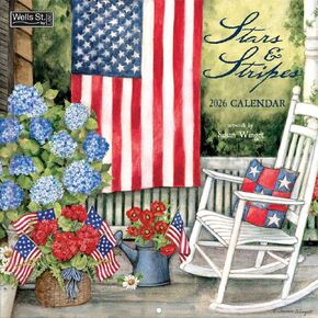 WSBL Stars & Stripes 2026 12X12 Wall Calendar (26997001742)