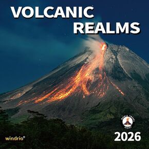 2026 Wall Calendar,Calendar 2026, July 2025 - December 2026, Wall Calendar Volcanic Realms, 12" x 24" Opened,Full Page Months Thick & Sturdy Paper for Gift Perfect Calendar Organizing & Planning