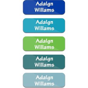 Personalized Waterproof Name Labels Set of 160Custom Stickers for Books, Toys, School Supplies, Lunch Boxes Kids, Toddlers