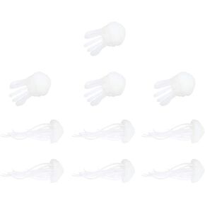 EXCEART 10pcs Jellyfish Epoxy Resin Molds for DIY Craft Decorations Ocean Theme Fillers Phone Case Charms Handmade Ornament Making