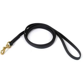 Biothane All Weather Dog Leash Black (6-Foot x 5/8-Inch)