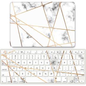 علبة الرخام الهندسية اللبلابية لـ MacBook Pro (13 بوصة مع M1 / ​​M2،2016-2022 ، منافذ Thunderbolt 3 ، النماذج: A2338 / A2289 / A2251 / A2159 / A1706 / A1708 / A1989)