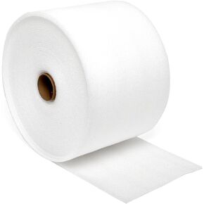 Paper Mart Foam Padding Roll in ¼ Inch Thickness, 12 Inches Wide x 80 Feet of Perforated Protective Packing Foam, Low-Density Polyethylene Roll 24 Inch Diameter
