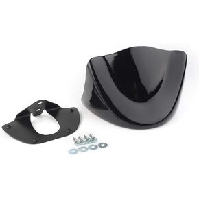 Cndask027 Motor Black Front Chin Spoiler Lower Fairing Cover for Harley Dyna FXD FXDB FXDC FXDF FXDL FXDX FXDWG 1999-2005, Glossy Black