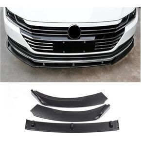 Spoiler Separator, Compatible for CC 2019 2020 2021 2022 ABS Black &ABS Carbon Bumper Front Lip Splitter Diffuser Spoiler(ABS Bright Black)