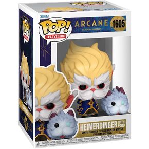 Funko POP TV: Arcane LOL– Heimerdinger with Poro - Arcane: League of Legends - Collectable Vinyl Figure - Gift Idea - Official Merchandise - for Kids & Adults - TV Fans - Model Figure for Collectors