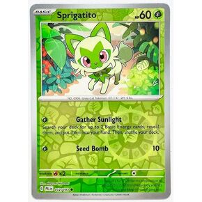 Pokemon - Sprigatito 012/193 - Paldea Evolved - Reverse Holo Pokemon Card - Foil