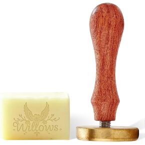 Custom Soap Stamp for Homemade Soap - DIY Soap Making Kit with Unique Designs & User-Friendly Tool for Creative Crafts and Gift Giving (1inch - 2.54cm)