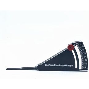 KingVal Aluminum RC Car Ride Height Gauge 3-42mm RC Repair Tool Kit