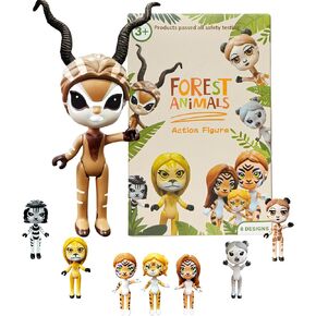 PLENTY MORE Andy Forest Action Figure - 8cm Collectible Action Figure, Creative Forest Animal Toy, Educational and Fun Play for Ages 3+, Safe and Non-Toxic
