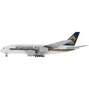 1:120 Paper A380 Singapore Airlines Airplane Model Simulation Aircraft Model Aviation Model Aircraft Kits for Collection and Gift (Unassembled Kit)
