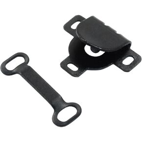 Hitefu 10 Sets Sewing Hooks and Eyes Closure Set for Trousers, Pants, Skirts, Clothing Sewing (Black)