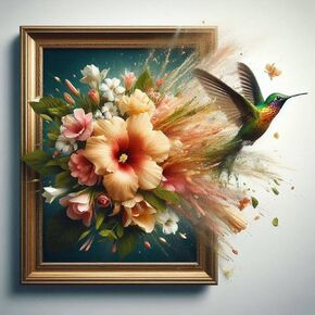 Acudotr Bird Diamond Painting Kits for Adults, 5D DIY Diamond Art Kits for Beginners, Full Drill Diamond Painting Kits for Home Wall Decor, 12x12 Inch