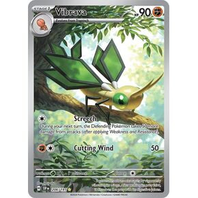 Pokemon - Vibrava 206/191 - Surging Sparks - Illustration Rare Foil Card