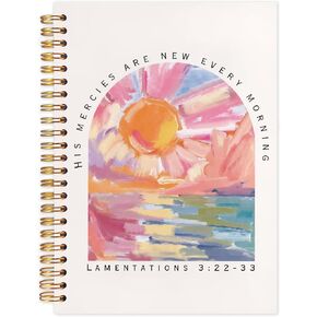 Fruit of the Spirit Christian Notebook,Vintage Fruit Spiral Bound Journal,Bible Verse Scripture Journal, Strawberry Religious Spiral Notebook Journal for Note Taking, Christian Faith Gifts for Women, 5.5x8.3 Inch