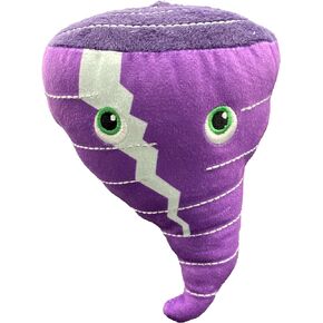 Tornado Plush - Adorable Educational Plushie, Weather Gift, Nature, Earth Science, Meteorology, Climate, Storm Chaser Souvenir, Learning Tool, Sustainable, Made from Recycled Materials
