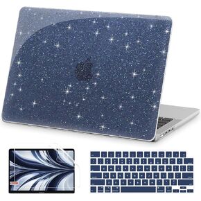 AKIT Compatible with MacBook Pro 14 inch Case Sparkly 2025-2021 M4 M3 M2 M1 Pro Max A3112 A3185 A3401 A2918 A2992 A2779 A2442, Glossy Glitter [Anti-Cracking] Hard Shell Laptop Case Cover, Colorful